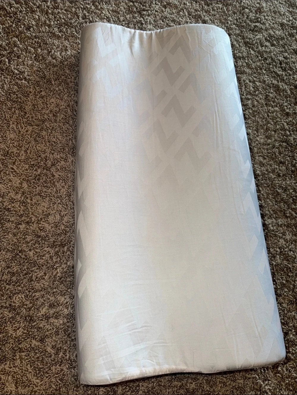 Contour Support Pillow - White Memory Foam for Neck Alignment